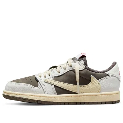 Air Jordan (ps)  1 Low Og X Travis Scott 'reverse Mocha' In Multi