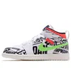 Air Jordan (ps)  1 Mid 'all Over Logos'