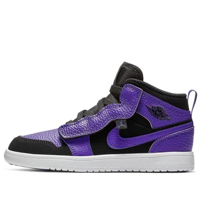 Air Jordan (ps)  1 Mid Alt 'black Concord' In Blue
