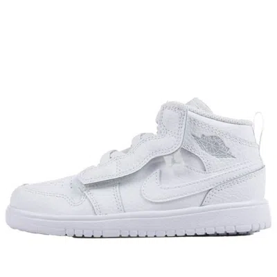 Air Jordan (ps)  1 Mid Alt 'pure Platinum' In White