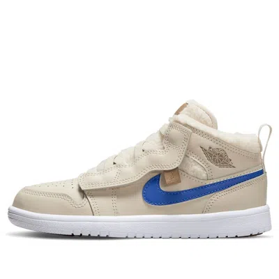 Air Jordan (ps)  1 Mid Alt Utility 'fleece' In Brown
