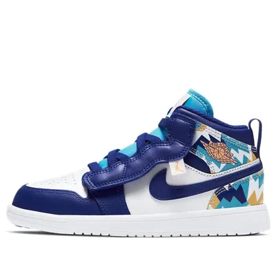 Air Jordan (ps)  1 Mid Alt 'white Blue'