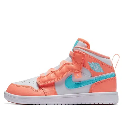 Air Jordan (ps)  1 Mid Alt 'white Orange'