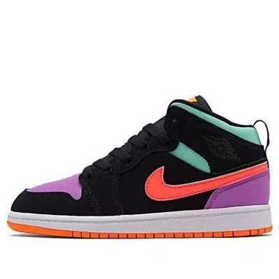 Air Jordan (ps)  1 Mid 'black Multi'