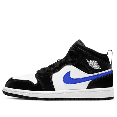 Air Jordan (ps)  1 Mid 'black Racer Blue'