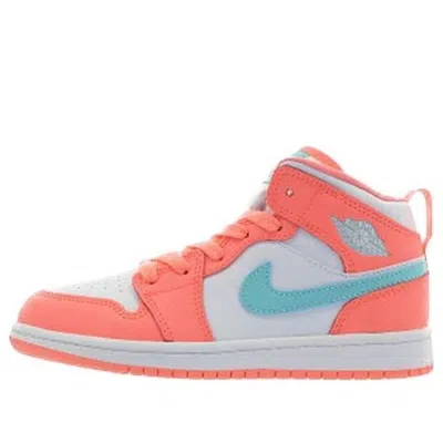 Air Jordan (ps)  1 Mid 'blue Pink'