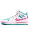 Air Jordan (ps)  1 Mid 'digital Pink' In White