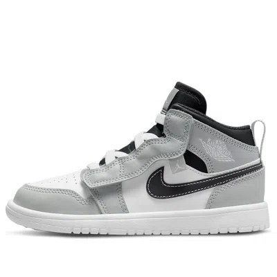 Air Jordan (ps)  1 Mid 'grey Black White'