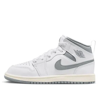 AIR JORDAN (PS) AIR JORDAN 1 MID 'NEUTRAL GREY'