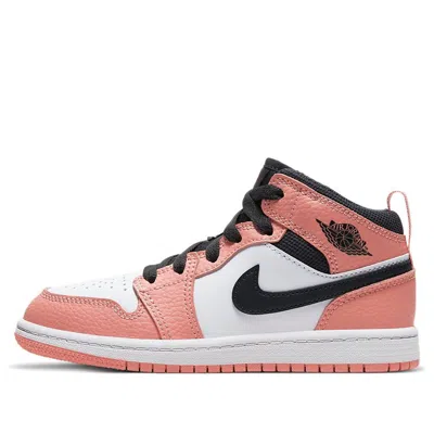 Air Jordan (ps)  1 Mid 'pink Quartz'