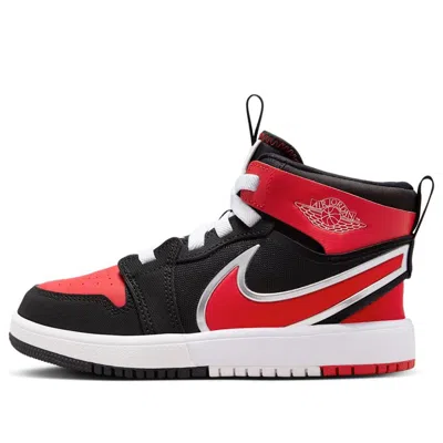 Air Jordan (ps)  1 Mid Rm Easyon 'black White University Red'