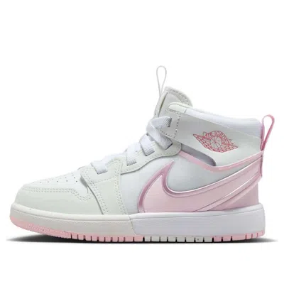 Air Jordan (ps)  1 Mid Rm Easyon 'white Pink'