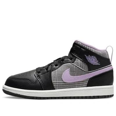 Air Jordan (ps)  1 Mid Se 'houndstooth' In Multi
