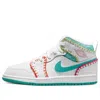 Air Jordan (ps)  1 Mid Se 'multi Knit' In White