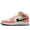 Air Jordan (ps)  1 Mid Se 'orange Suede'