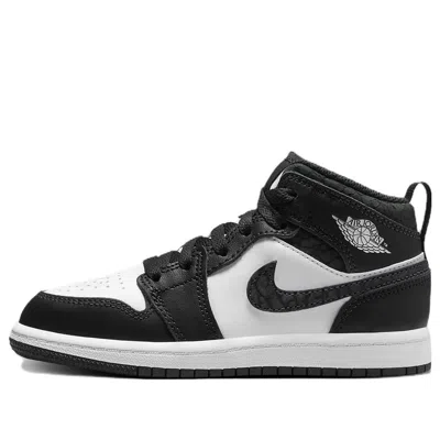 Air Jordan (ps)  1 Mid Se 'panda Elephant'