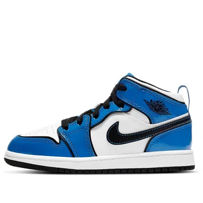 Air Jordan (ps)  1 Mid Se 'signal Blue'