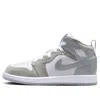 Air Jordan (ps)  1 Mid Se 'white Medium Grey Cool Grey' In Gray