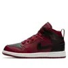 Air Jordan (ps)  1 Mid 'team Red Black'