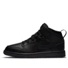 Air Jordan (ps)  1 Mid 'triple Black'