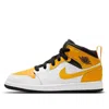 Air Jordan (ps)  1 Mid 'university Gold' In Yellow