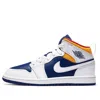 Air Jordan (ps)  1 Mid 'white Dark Blue'