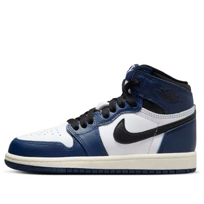 Air Jordan (ps)  1 Retro High Og 'midnight Navy' In Blue
