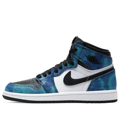 Air Jordan (ps)  1 Retro High Og 'tie-dye' In Blue