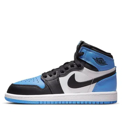 Air Jordan (ps)  1 Retro High Og 'unc Toe' In Blue