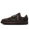 Air Jordan (ps)  1 Retro Low Og Sp X Travis Scott 'velvet Brown' In Green