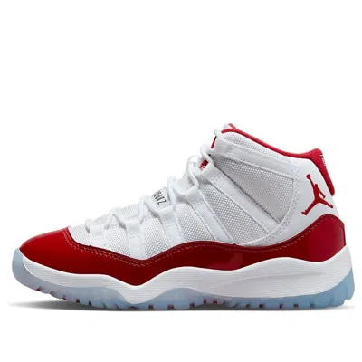 Air Jordan (ps)  11 Retro 'cherry' In Red