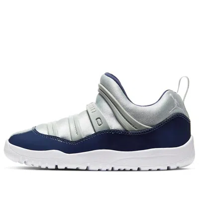 Air Jordan (ps)  11 Retro Little Flex 'grey Mist' In Black