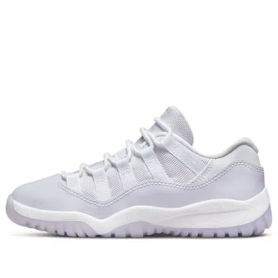 Air Jordan (ps)  11 Retro Low 'pure Violet' In White