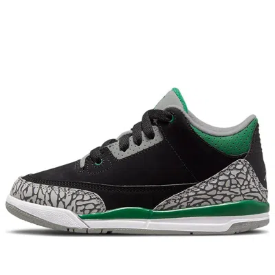 Air Jordan (ps)  3 Retro 'pine Green' In Pink