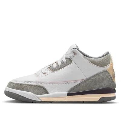 Air Jordan (ps)  3 X A Ma Maniere Retro Sp 'raised By Women' In Gray