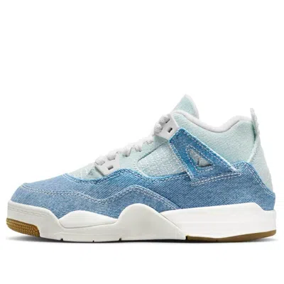 Air Jordan (ps)  4 Retro 'denim Worn Blue'