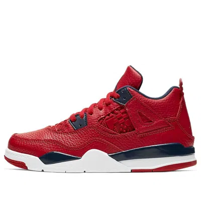 Air Jordan (ps)  4 Retro 'fiba' In Red