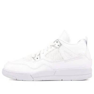 Air Jordan (ps)  4 Retro 'pure Money' In White