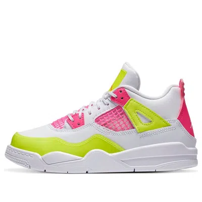 Air Jordan (ps)  4 Retro Se 'lemon Venom' In White