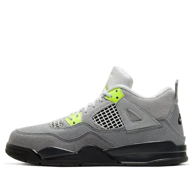 Air Jordan (ps)  4 Retro Se 'neon 95' In Green