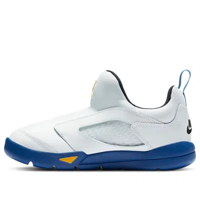 Air Jordan (ps)  5 Retro Little Flex 'blue Yellow' In White