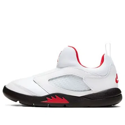 Air Jordan (ps)  5 Retro Little Flex 'fire Red' In White