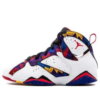 Air Jordan (ps)  7 Retro 'nothing But Net' In White