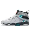 Air Jordan (ps)  8 Retro 'south Beach' In White