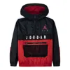 Air Jordan (ps)  Colour Block Woven Anorak 'black Red'