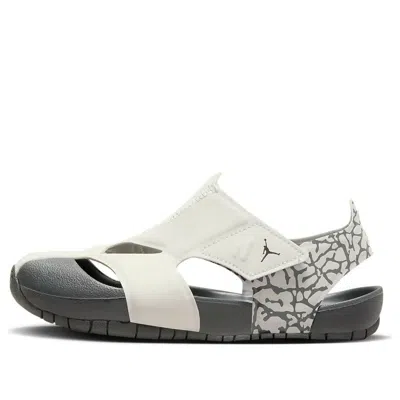 Air Jordan (ps)  Flare Sandals 'sail Iron Grey'