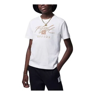 Air Jordan (ps)  Flight Essential Tee T-shirt 'white'