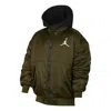 Air Jordan (ps)  Hooded Bomber Jacket 'olive Green'