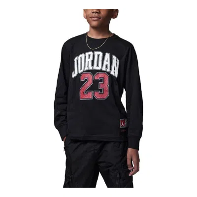Air Jordan (ps)  Junior Practice Flight Long Sleeve T-shirt 'black'