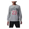 Air Jordan (ps)  Junior Practice Flight Long Sleeve T-shirt 'grey' In Gray